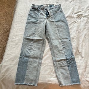 2 tone Abercrombie & Fitch curve love jeans